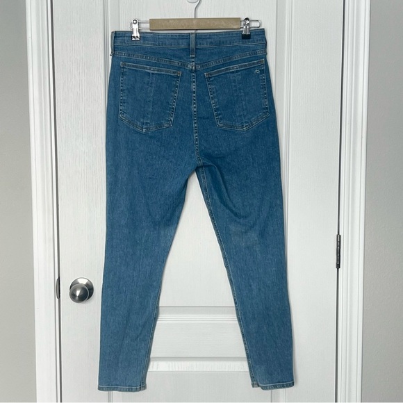 Rag & Bone Nina High Rise Ankle Skinny Jeans Denim Button Fly Size 30 Inseam 26 - Picture 6 of 16